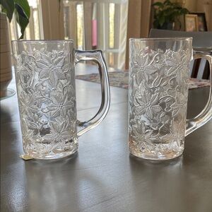 Princess House Fantasia Crystal Mugs